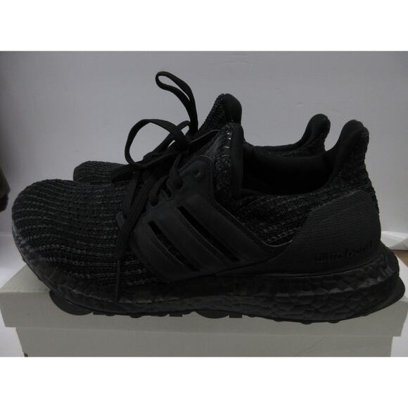 Like new Adidas Men\'s Ultraboost 4.0 DNA Running - Black/Black/Active Red, 6 main image 4